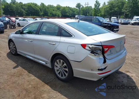 2016 Hyundai Sonata Sport z USA, uszkodzony, nr VIN 5NPE34AF6GH332173